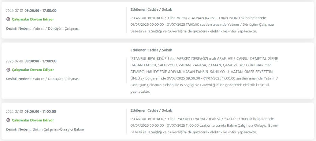 Bu geceden itibaren başlıyor: İstanbul'un 24 ilçesinde dev elektrik kesintisi 23